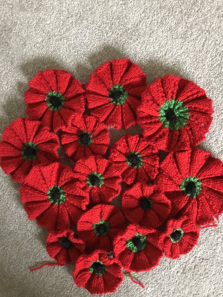 Poppies for church display