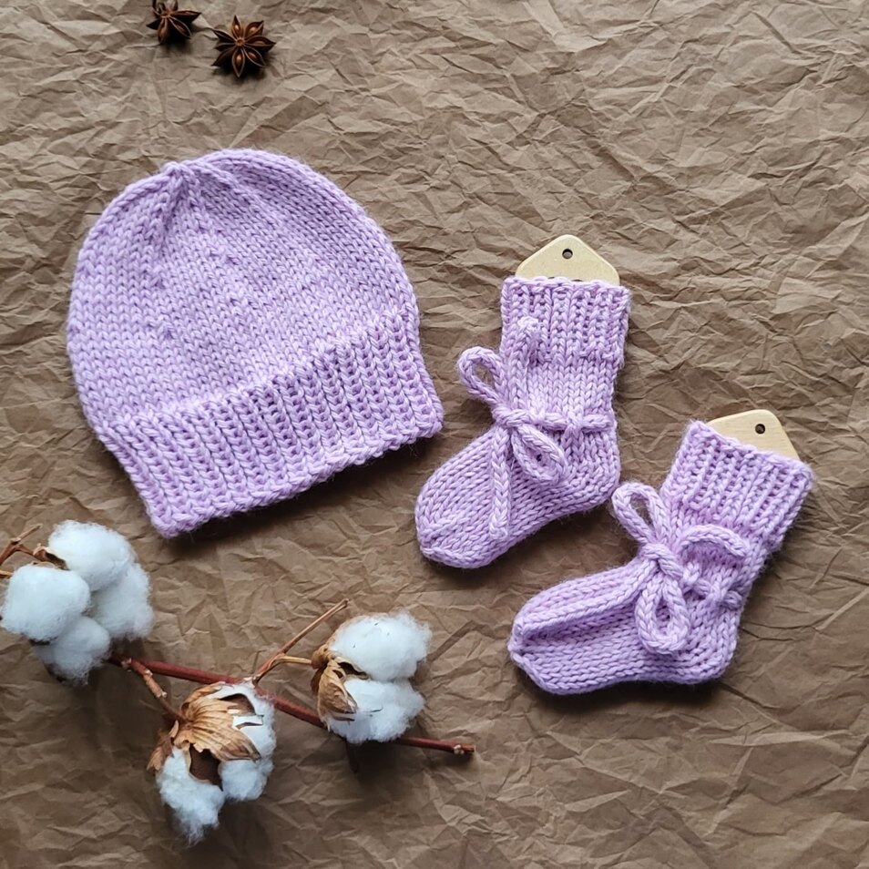 Baby Hat and Socks Set
