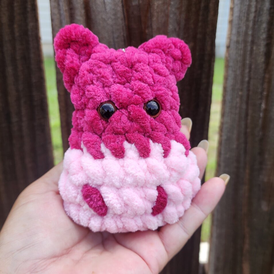 Baby hippo keychain