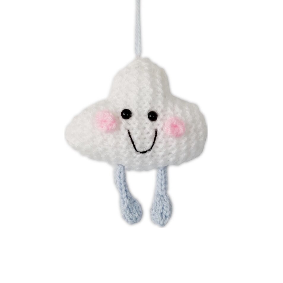Happy Little Cloud Charm Mini Toy Decoration